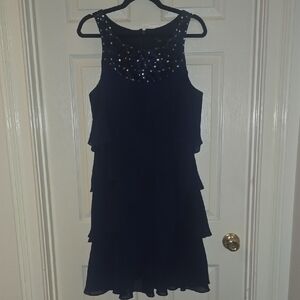 Elegant‎ Navy Sleeveless Dress